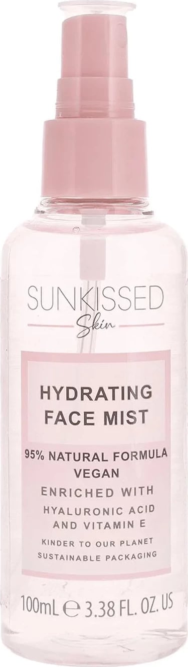 Spray hidratues për fytyrë Sunkissed Hydrating Face Mist unisex 100ml