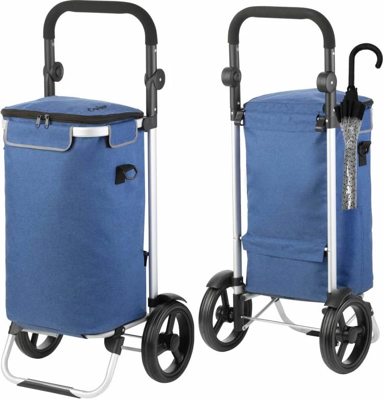 Karrocë blerjesh Cruiser, Yakimasport, për meshkuj dhe femra, blu