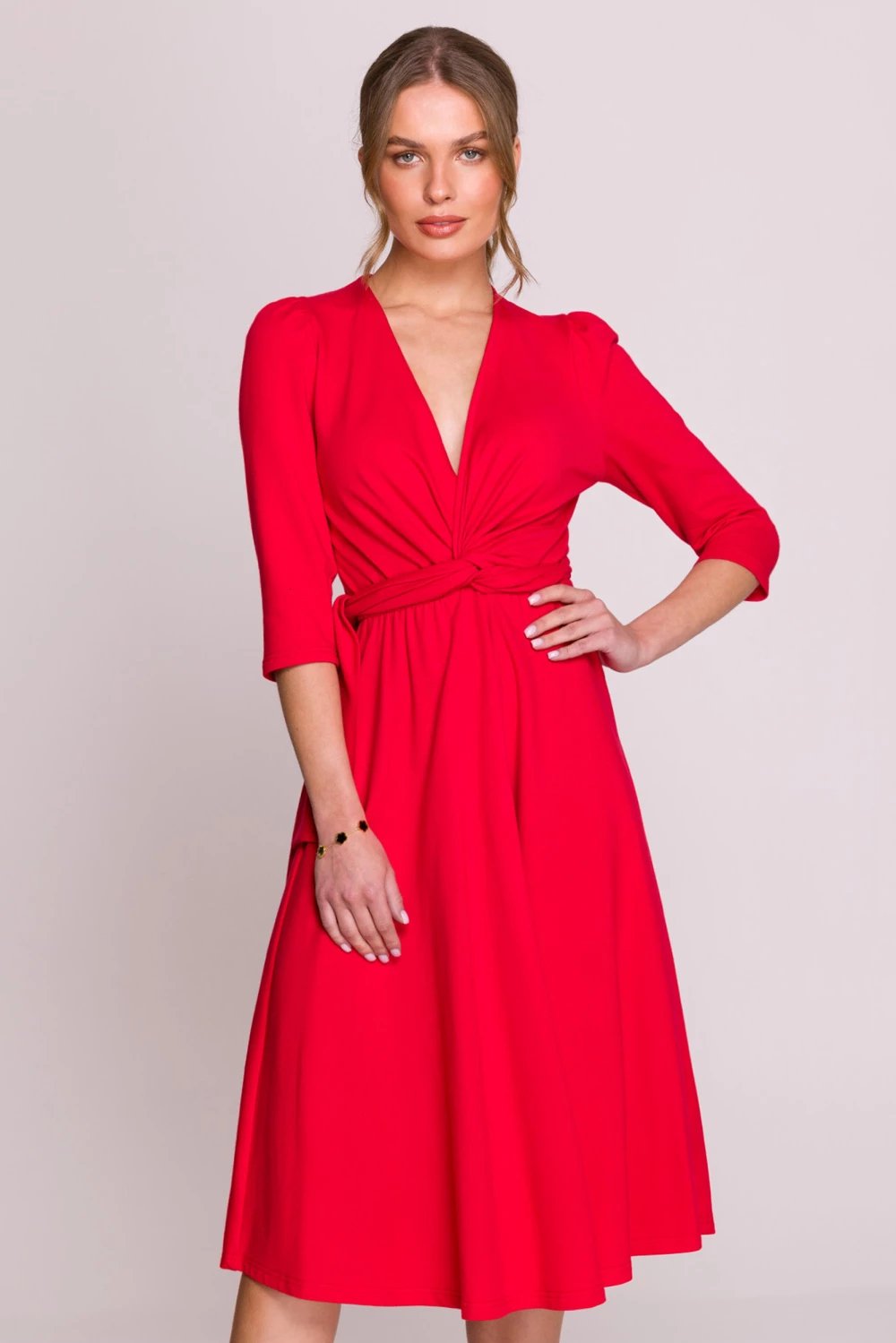 Fustan Stylove 209086, i kuq