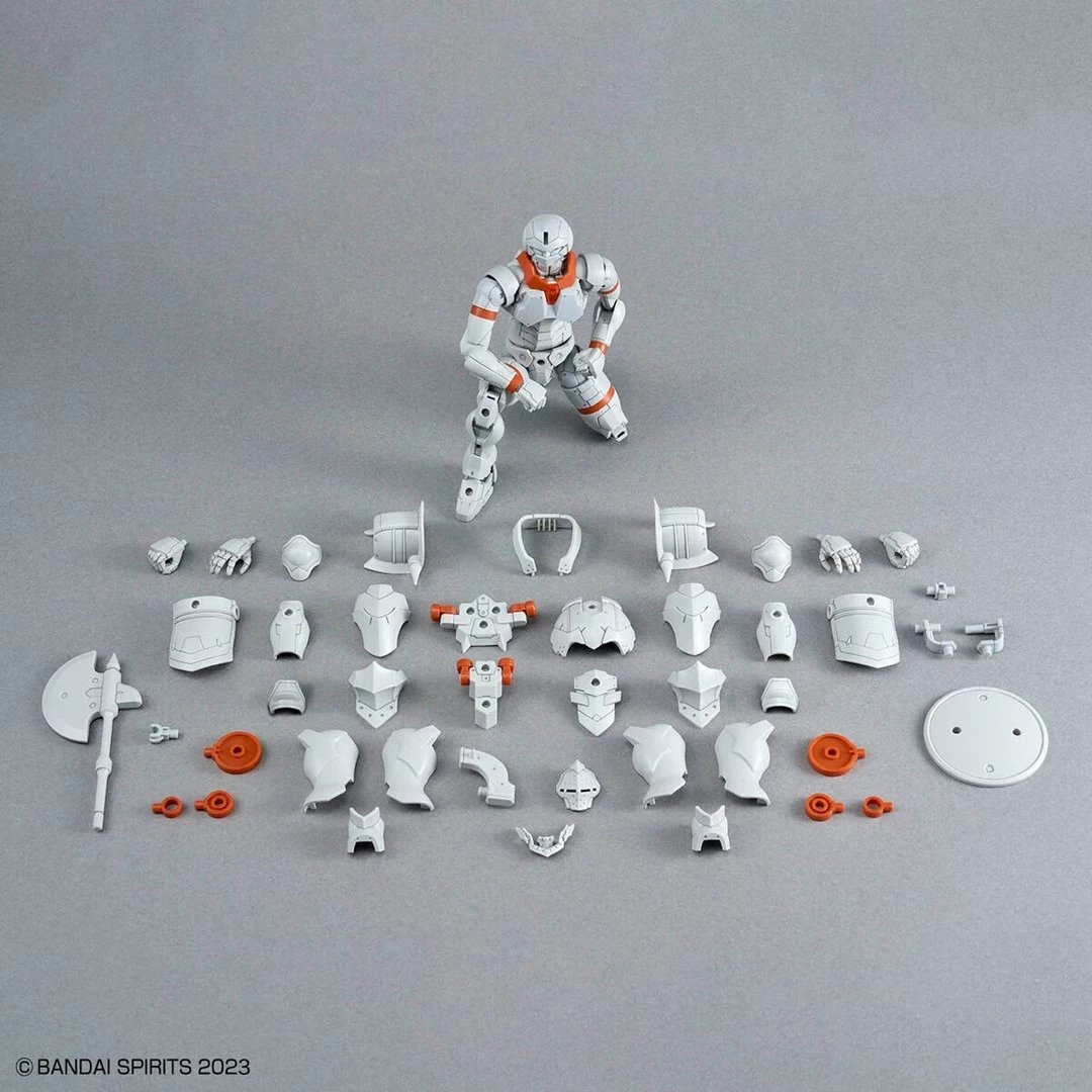 Figurë koleksionuese Bandai 30MF Liber Fighter, gri