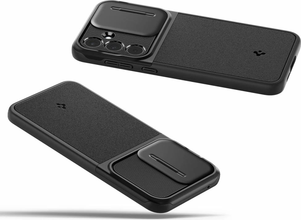 Mbështjellës Spigen Optik Armor për Samsung Galaxy A55 5G, i zi