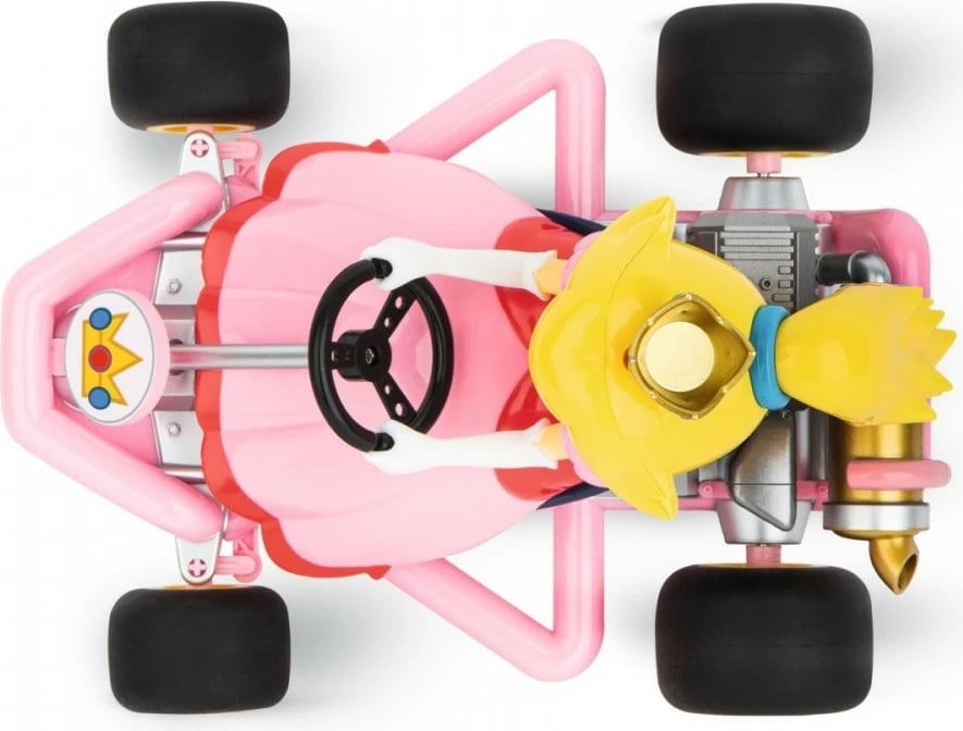 Makine lodër me telekomandë Carrera RC Mario Kart Peach Pipe Kart, 1:18, rozë