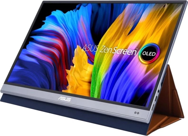 Monitor portativ ASUS ZenScreen OLED MQ16AH, 15.6", Full HD, i zi
