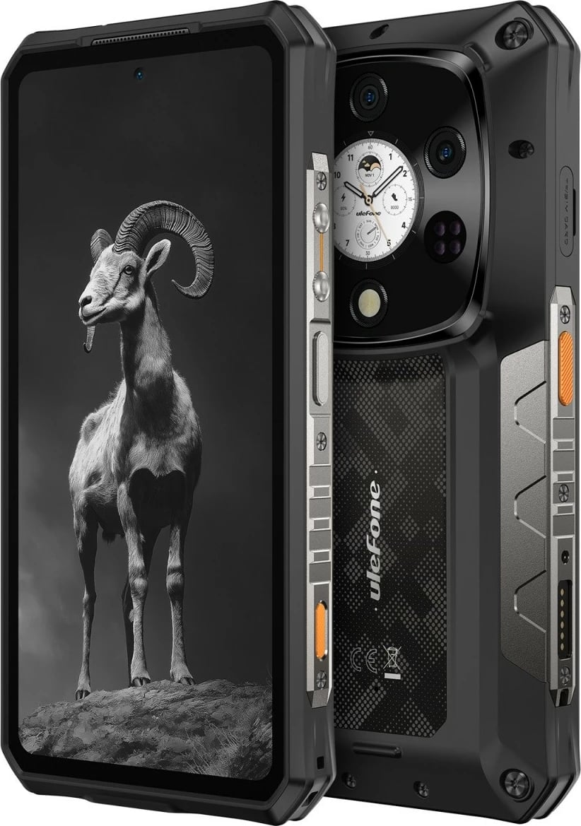 Celular Ulefone Armor 28 Pro 5G 16/512GB 6.67" AMOLED IP68/IP69K MIL-STD-810H Black