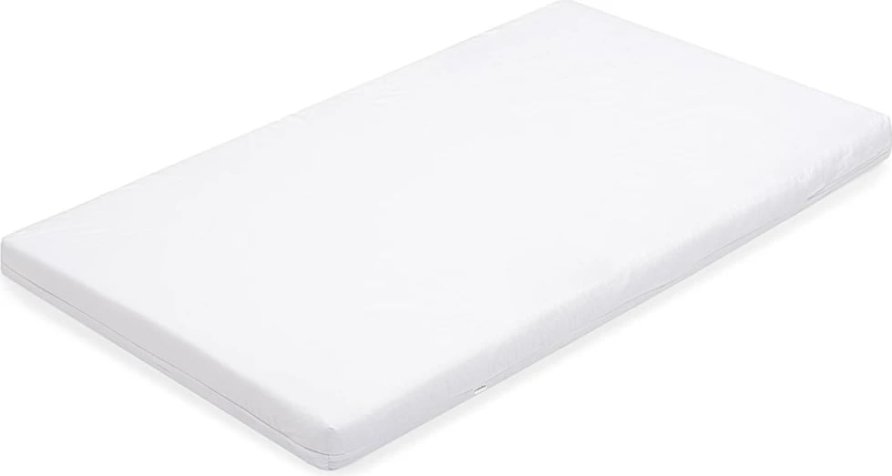 Dyshek fëmijësh, New Baby STANDARD 140x70x7 cm, shtresë kokosi + shkumë poliuretani, e bardhë