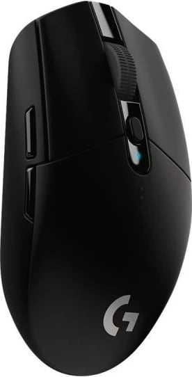 Maus gaming wireless, Logitech, G305 LIGHTSPEED 910-005283, HERO 200–12,000 DPI, 6 butona, 1 ms nano USB, e zezë