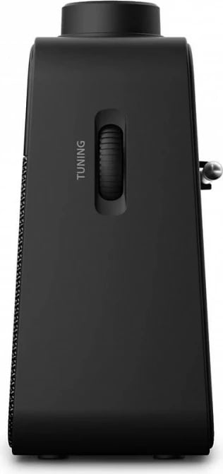 Radio portativ AM/FM Philips TAR2509/10, akordim analog, altoparlant 3.5", energji rrymë & bateri, dalje për kufje, e zezë