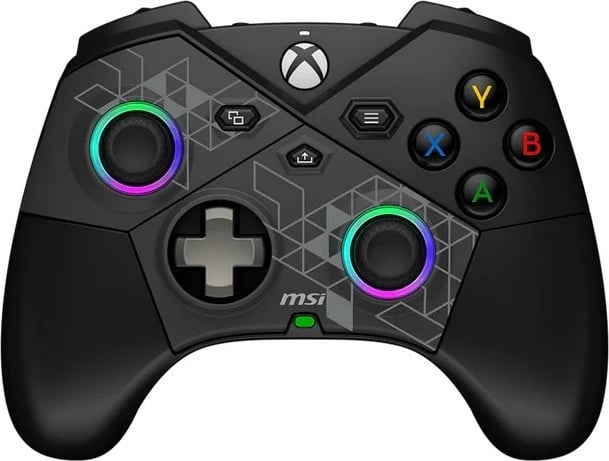Gamepad MSI Force Pro W S10-43G0130-C54, 2.4 GHz/Bluetooth/USB, wireless + me kabllo, bateri e integruar, PC/Xbox/Android, i zi