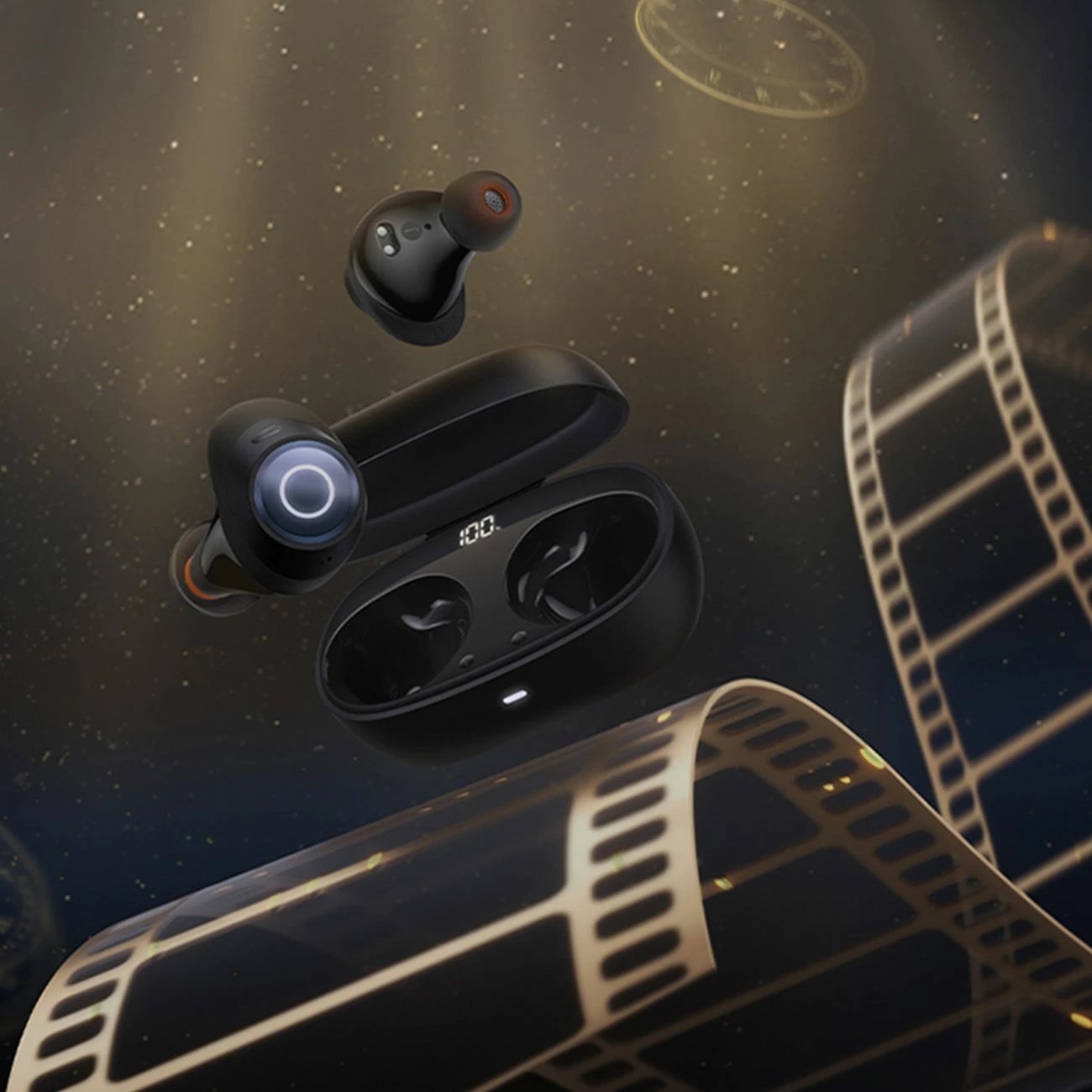 Kufje wireless Baseus Bowie MA20 Pro TWS me ANC, IPX6, të zeza