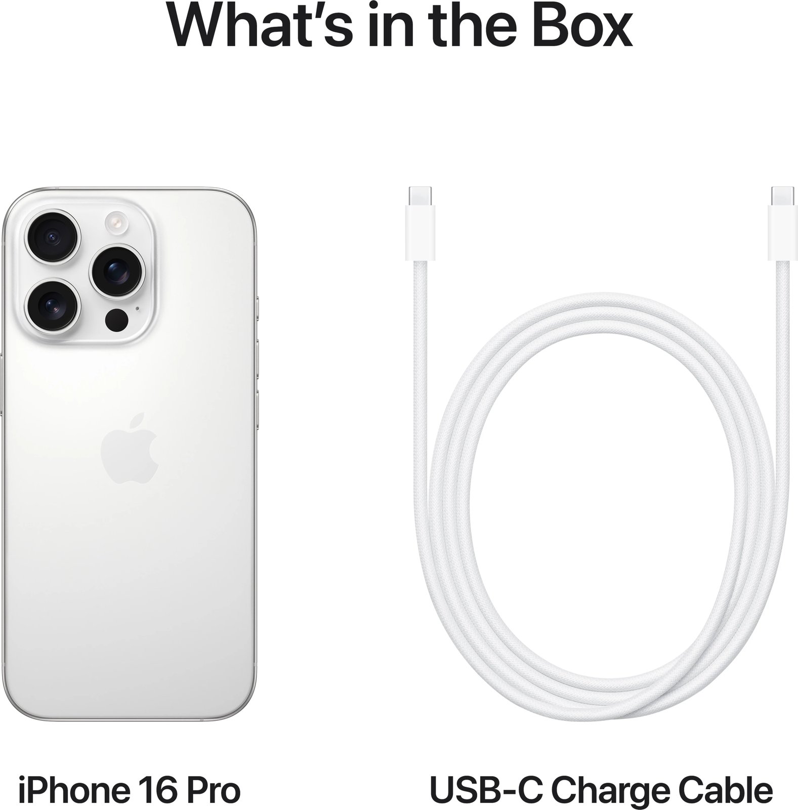 Apple iPhone 16 Pro, 6.3", 256GB, white titanium