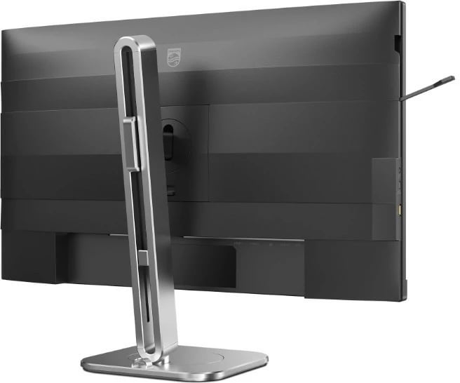 Monitor Philips 27B2N4500 27" QHD 120Hz IPS HDMIx2 DP USB-C pivot altoparlantë grafit/argjendtë