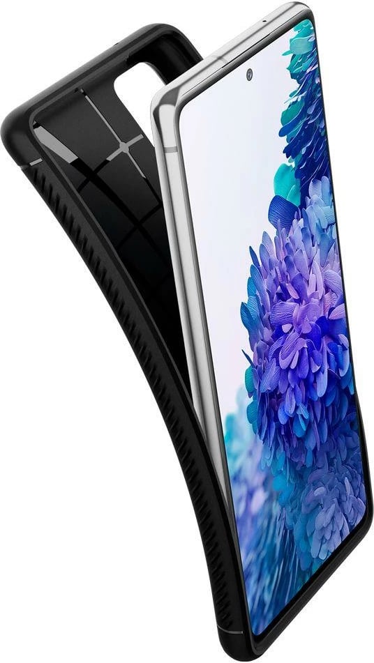 Mbështjellës Spigen Rugged Armor për Samsung Galaxy S20 FE, Matte Black