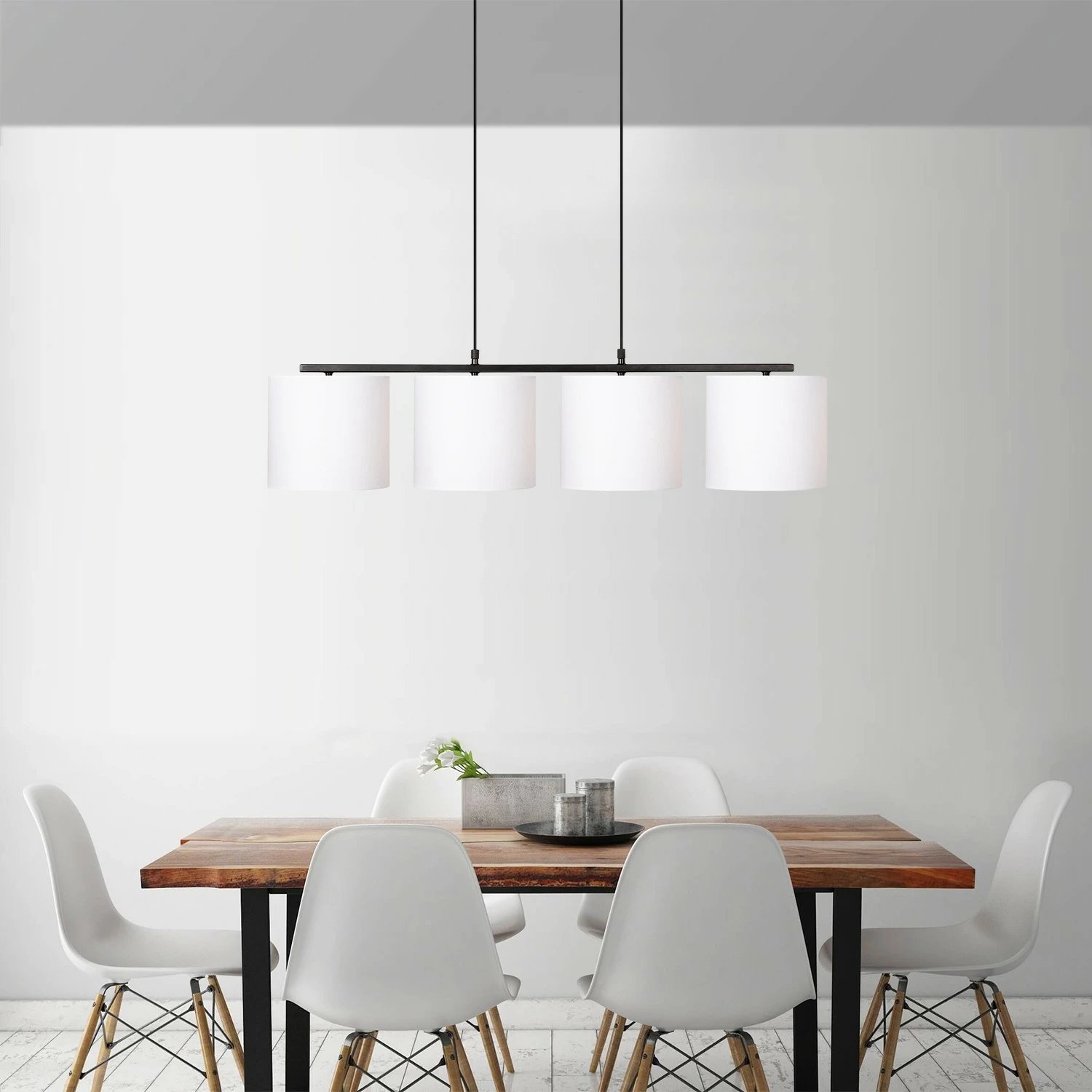 Llambë tavani Opviq, Valiz - 4716, e zezë dhe e bardhë, 110x25cm