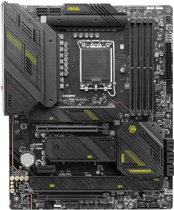 Pllakë amë MSI Z790 TOMAHAWK MAX WIFI, Intel Z790, ATX, E zezë