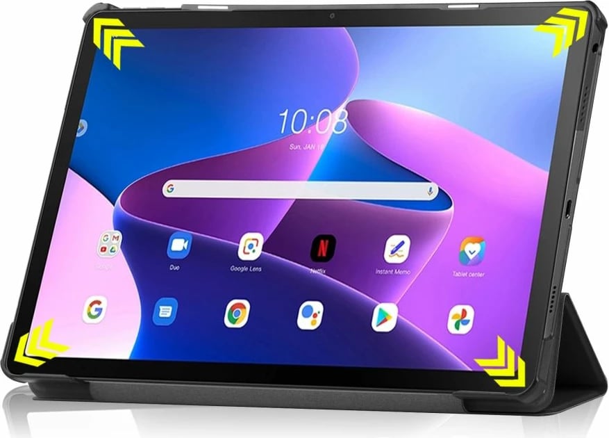 Mbështjellës tablet Tech-Protect SmartCase për Lenovo Tab M10 Plus 10.6" (3 gen.), zi