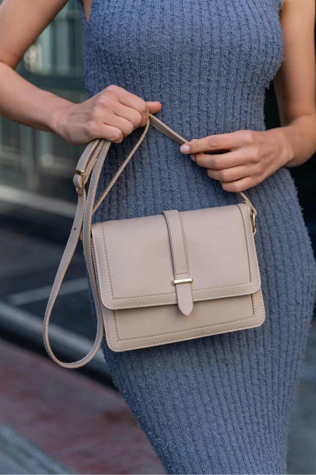 Çantë supi Zoozie Bags, MK1020023SV10-026, ngjyrë mink