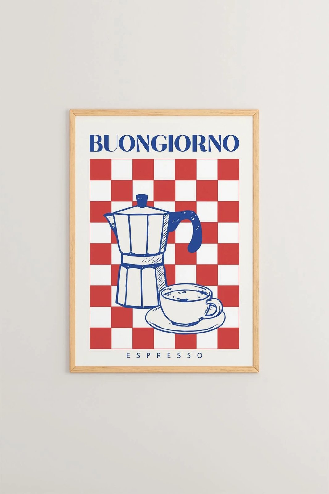 Pikturë dekorative me kornizë, shumëngjyrëshe, Wallity, Ersy1Ham19, 33x48cm