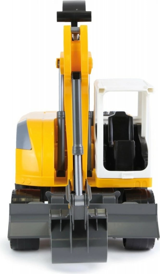 Lodër ekskavator Lena Worxx Liebherr, 48 cm, plastikë, verdhë/gri/bardhë, në kuti