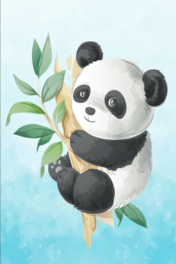 Qilim multingjyrësh me panda, 80x150cm, Conceptum Hypnose CT-3092