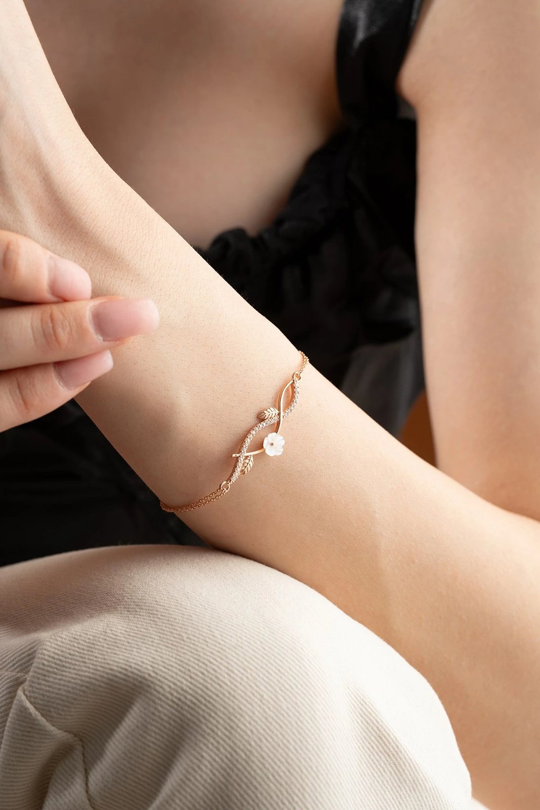 Byzylyk argjendi Jumeon, NRZ99689, ngjyrë ari rozë