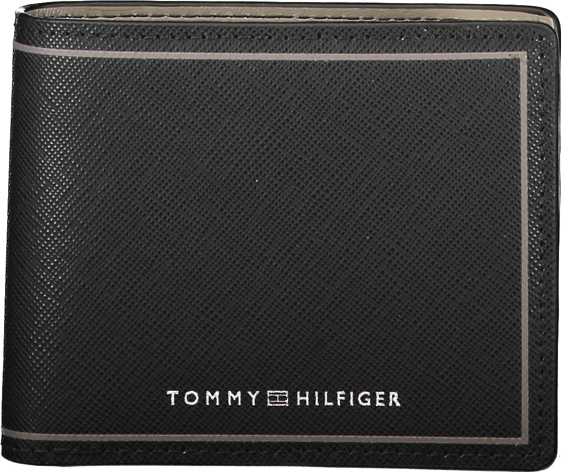 Portofol për meshkuj TOMMY HILFIGER, i zi