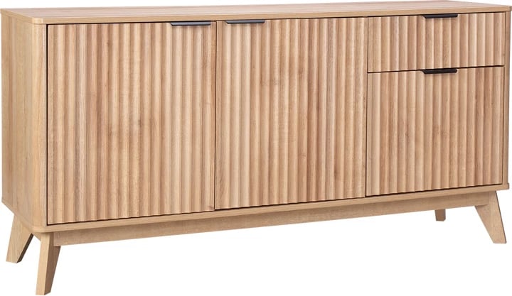 Bufe Hamea, MDF, ngjyrë natyrale, 150x39.5x73cm