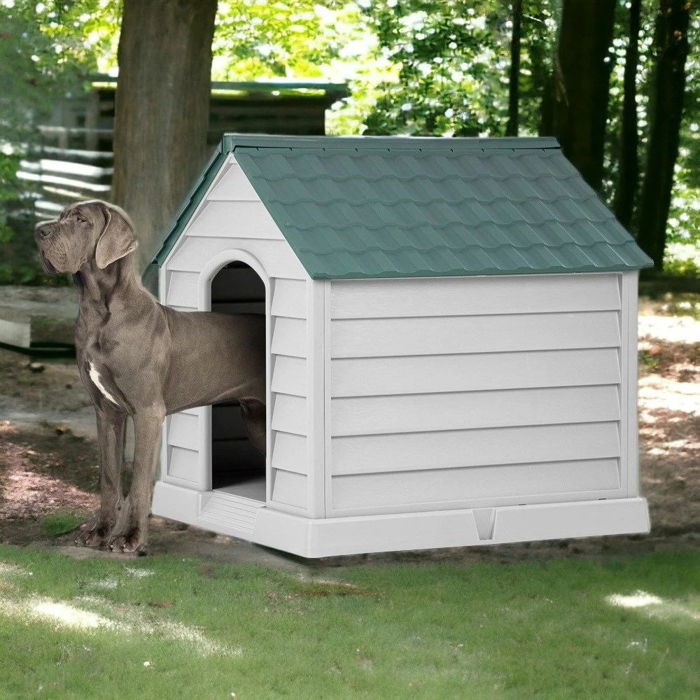 Shtëpi për kafshë shtëpiake, Paws & Whiskers, 5101-4, gri dhe e gjelbër, 95x102x98cm