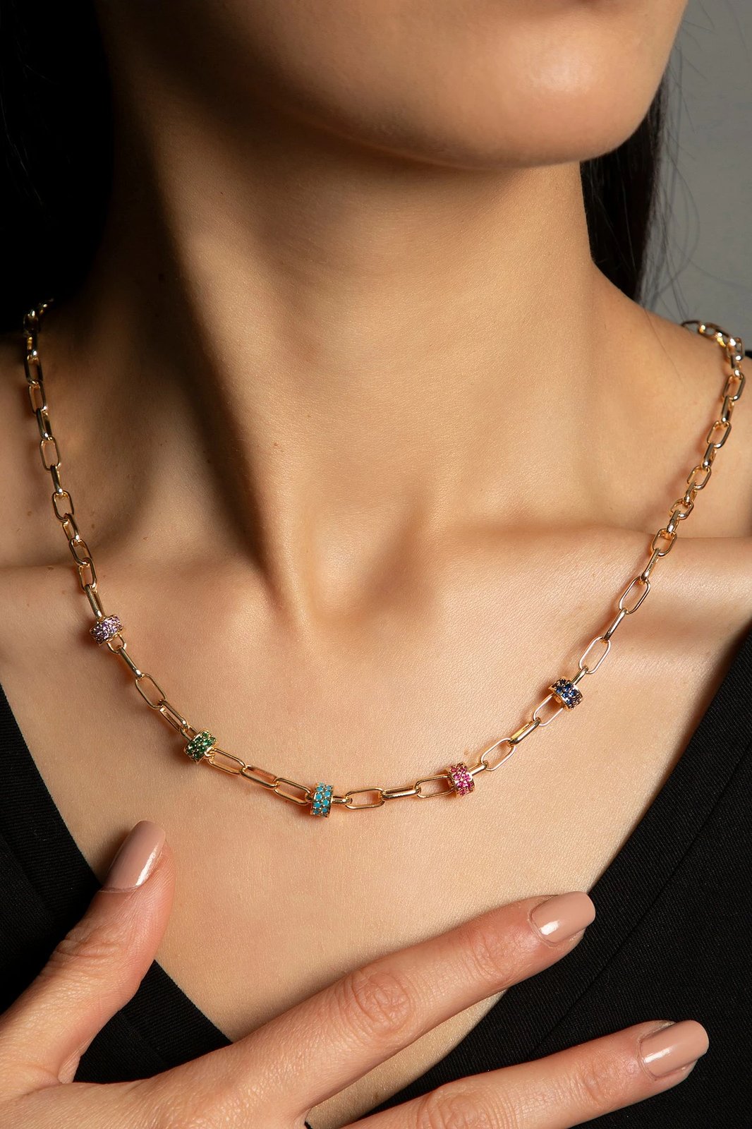 Varëse metalike Elika, ngjyrë ari, CK9744