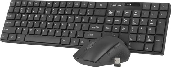 Set tastierë + maus Natec Stingray NZB-1440 wireless, USB, i zi