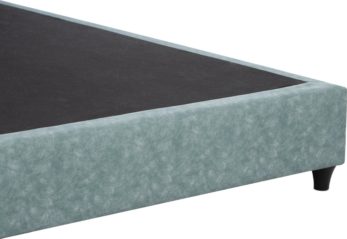 Shtrat FH648.27, pëlhurë lëkure nubuck, ngjyrë jeshile e çelur, 120x200