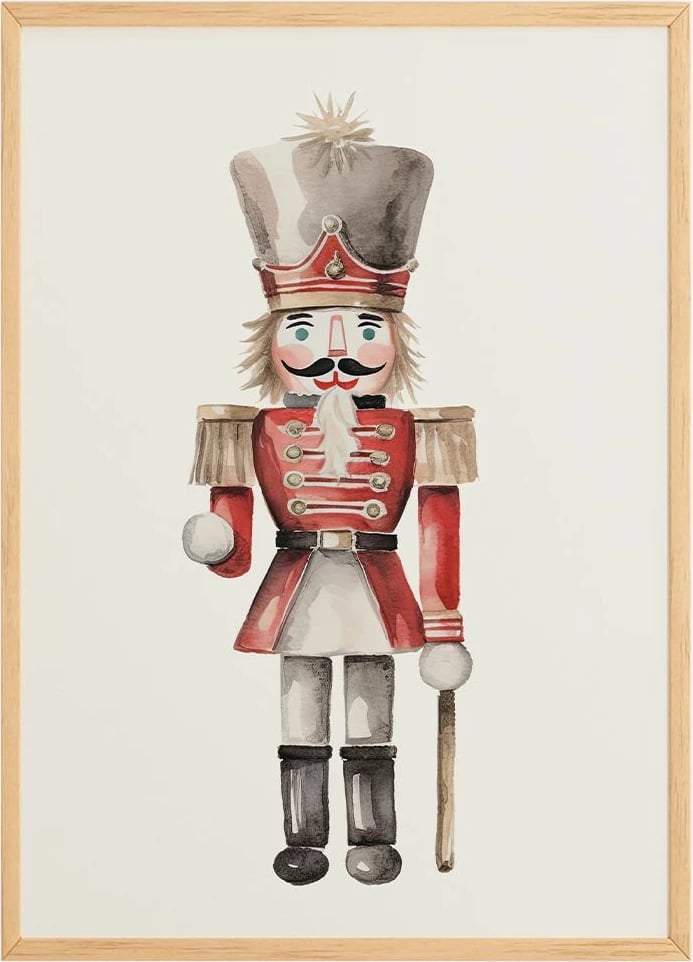 Pikturë dekorative me kornizë, Wallity, shumëngjyrëshe, Nwyearsngmdl36, 33x48cm