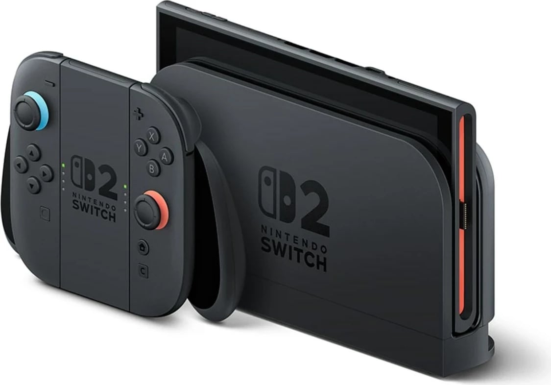 Konzolë portabile Nintendo Switch 2 me Mario Kart World, 256 GB, Ekran 7.9", e zezë Konzolë portabile Nintendo Switch 2 me Mario Kart World, 256 GB, Ekran 7.9", e zezë
