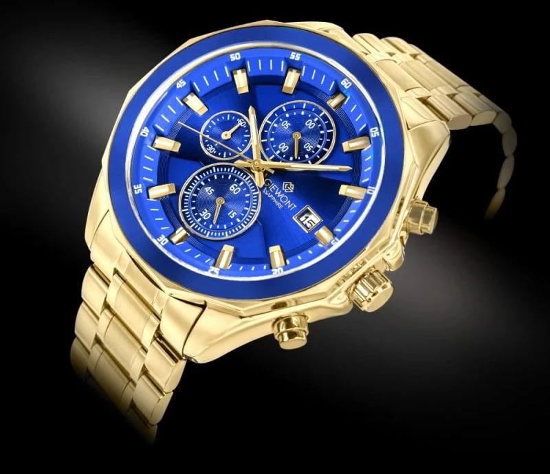 Orë dore për meshkuj Giewont, gold blue