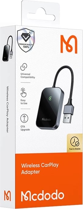 Adapter wireless CarPlay Mcdodo CA-7210 me kabllo USB, i zi