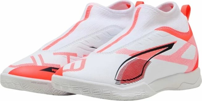 Atlete futbolli për fëmijë Puma, të bardha