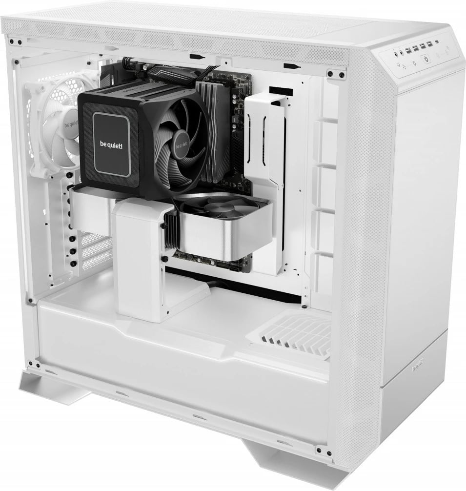 Kasë be quiet! Dark Base Pro 901 BGW51, Midi Tower ATX/E-ATX, 3x140mm Silent Wings 4, ARGB, xham i temperuar, USB-C, e bardhë