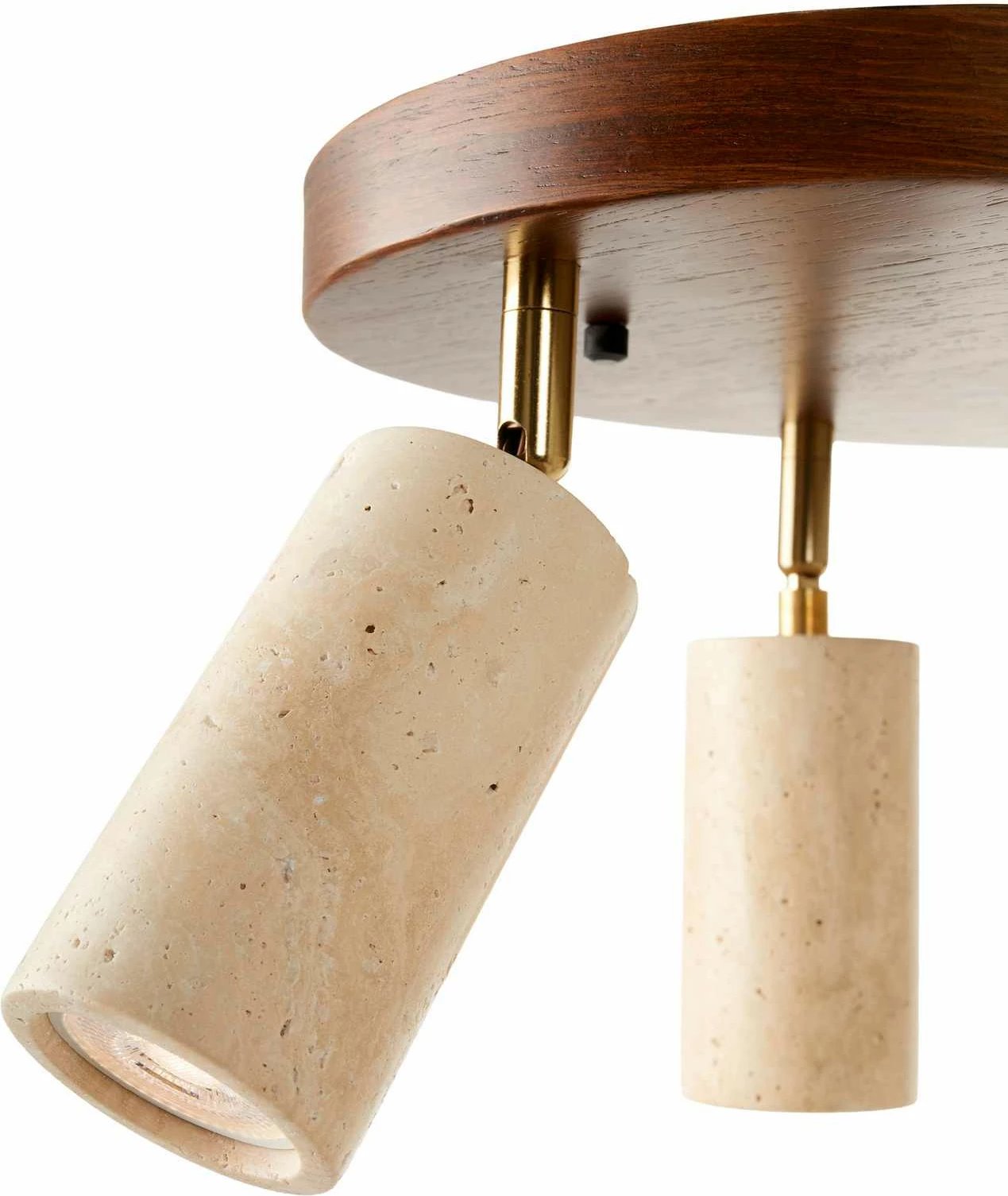 Llambë tavani prej druri, Opviq Nur C, ngjyrë bezhë dhe arre