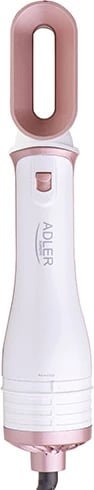Stajler flokësh Adler AD 2027 1200W 5 koka ndërruese e bardhë perlë/rozë gold, set 5 aksesorë
