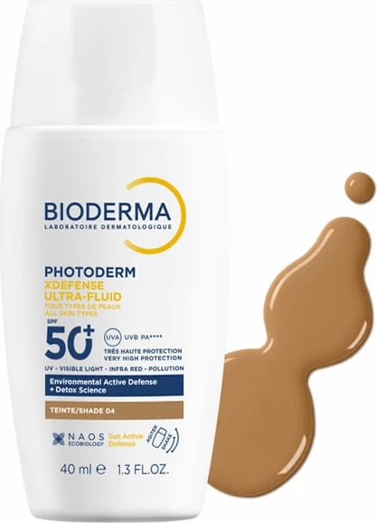 Krem për diell me ngjyrë Bioderma Photoderm Xdefense Tone 04 SPF50+, 40ml