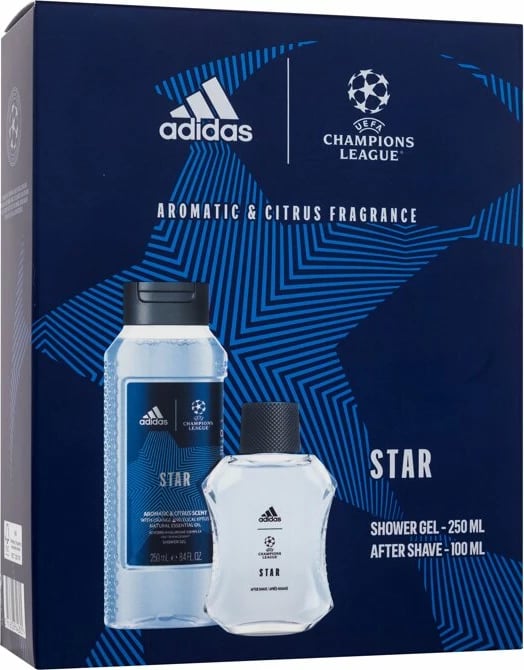 Set për meshkuj Adidas Aftershave Water 100ml + Shower Gel 250ml