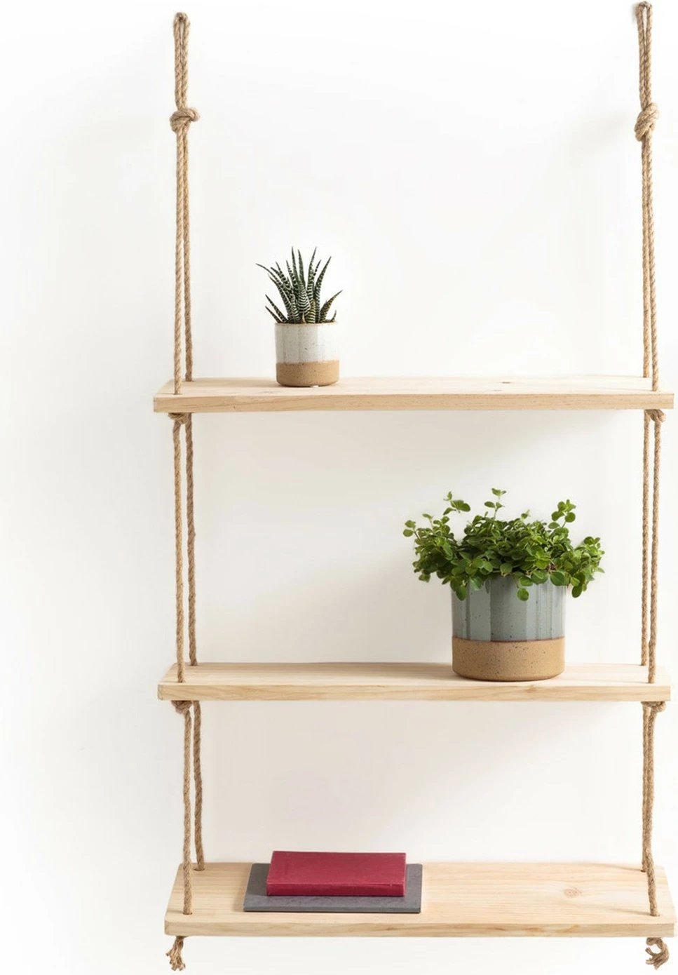 Raf muri Hanah Home, Raf247, ngjyrë lisi, 40x110x13 cm