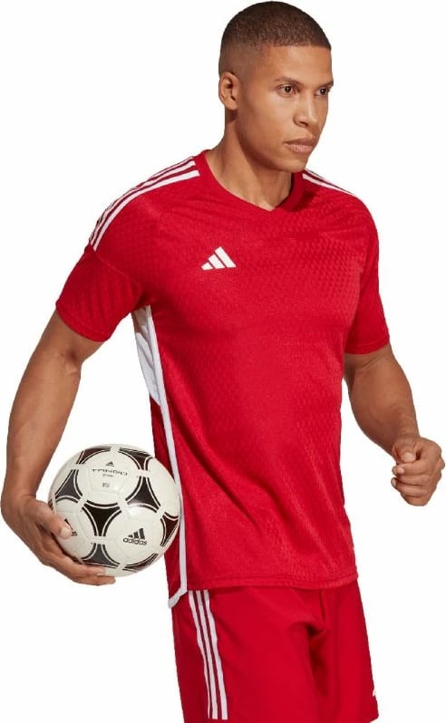 Fanellë adidas për futboll për meshkuj, e kuqe