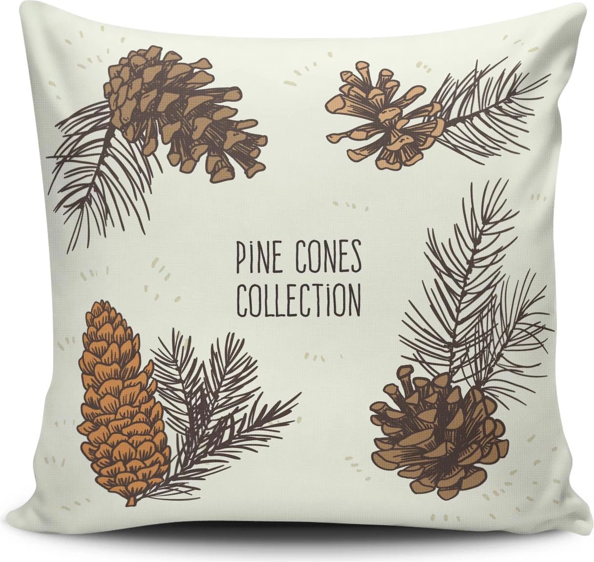 Jastëk dekorativ Aberto Design, NKRLNT-406, shumëngjyrësh, 43x43cm