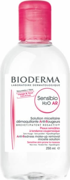 Solucion micelar për heqje grimi Bioderma Sensibio H2O AR unisex 250ml
