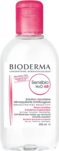 Solucion micelar për heqje grimi Bioderma Sensibio H2O AR unisex 250ml