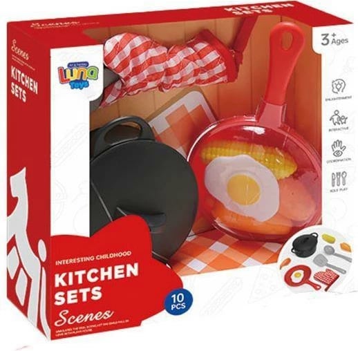 Set kuzhine Luna Toys 10 pjesë