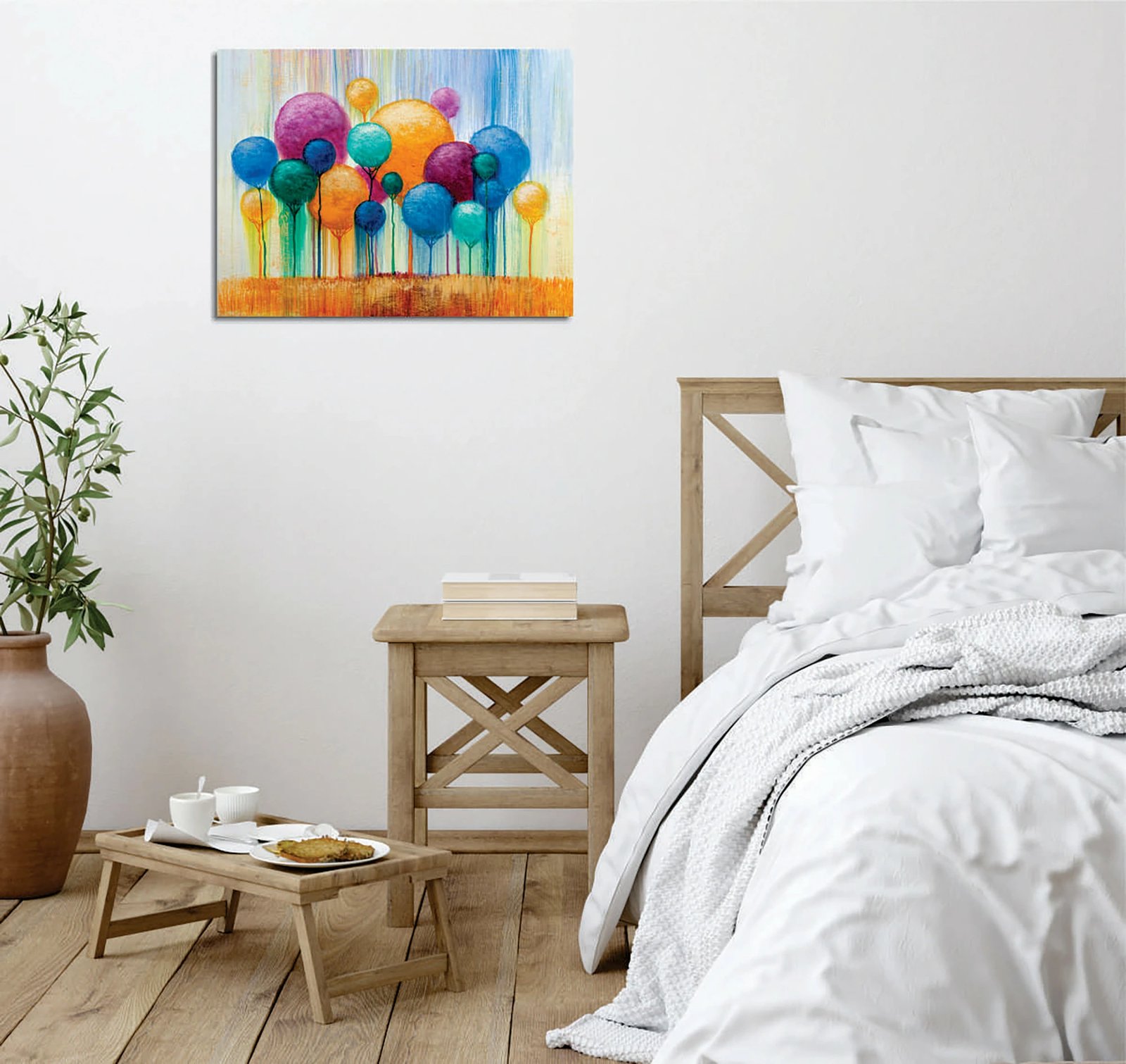 Pikturë dekorative në kanavacë, shumëngjyrëshe, Wallity DC426, 30x40cm