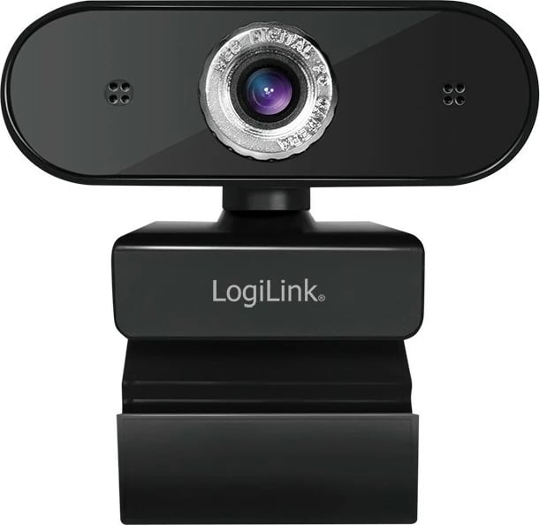 Webcam LogiLink UA0371 Full HD 1080p me mikrofon, e zezë