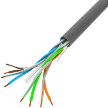 Kabllo rrjeti Lanberg LCU6-11CU-0100-S Cat6, 100m, UTP, Gri