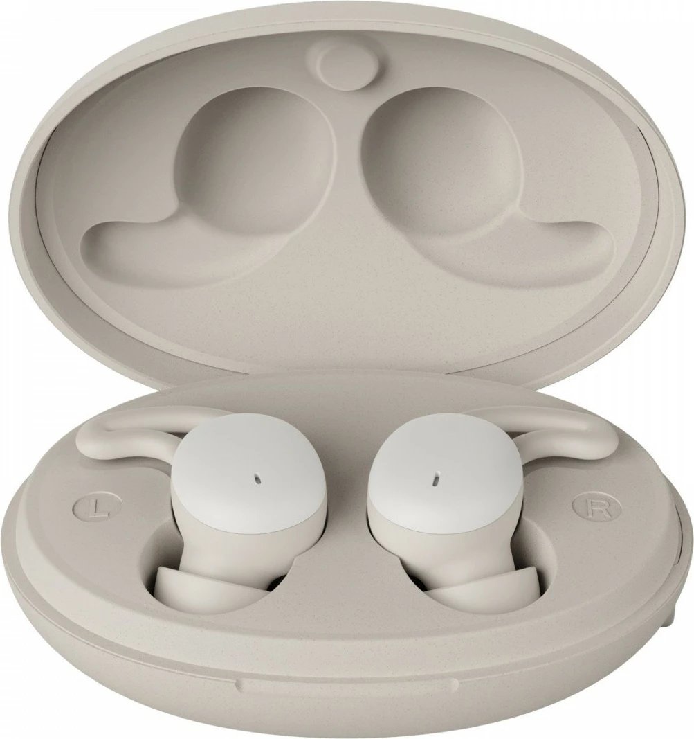 Kufje in-ear true wireless, Hama, Spirit Calm 184181, Bluetooth 5.3, me mikrofon, 4h/14h, USB-C, bardhë